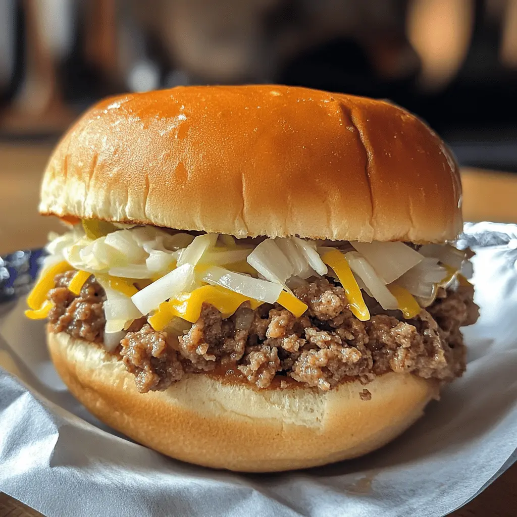 Transform your dinner with these Big Mac Sloppy Joes! Featuring all the classic Big Mac flavors, this easy recipe combines seasoned ground beef, tangy pickles, and special sauce, all served on hearty buns. Perfect for family meals or game day gatherings, your taste buds will thank you! Save this recipe for a fun twist on a beloved classic!