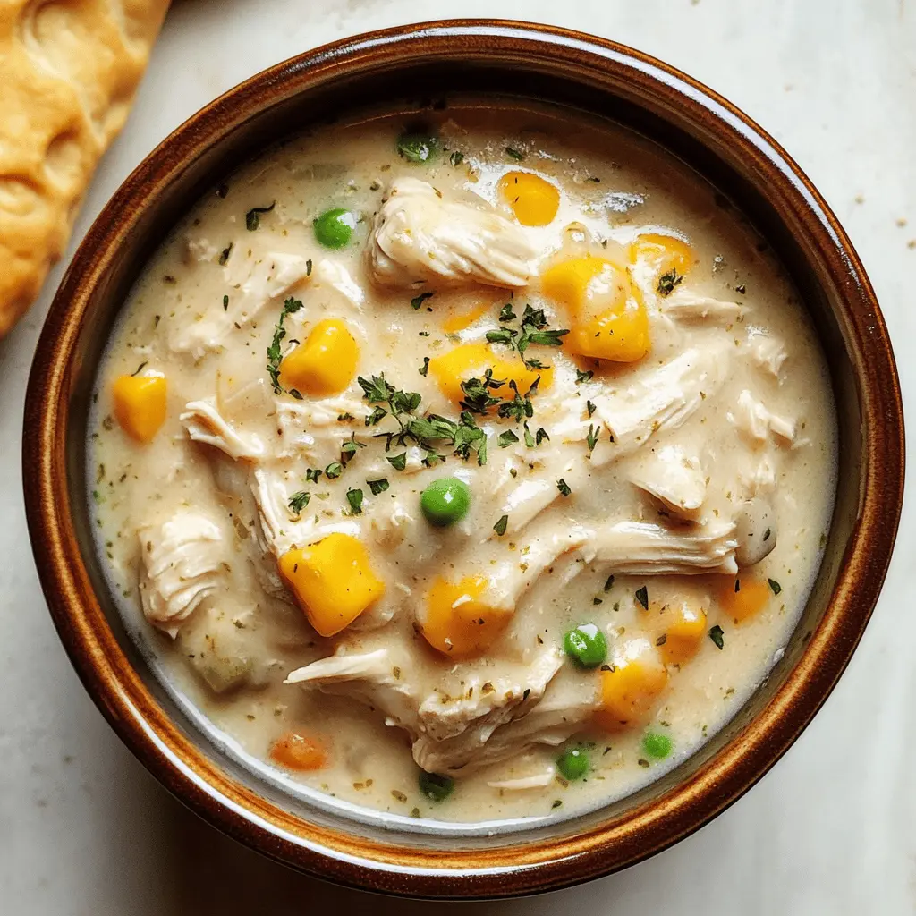 Warm up your dinner with this comforting Crock Pot Chicken Pot Pie! Packed with tender chicken, fresh veggies, and a rich, creamy sauce, this recipe is a perfect family favorite. Easy to prepare, just set it and forget it! Save this for those cozy nights or busy weekdays when you crave warm, home-cooked goodness. Enjoy this cozy meal tonight!