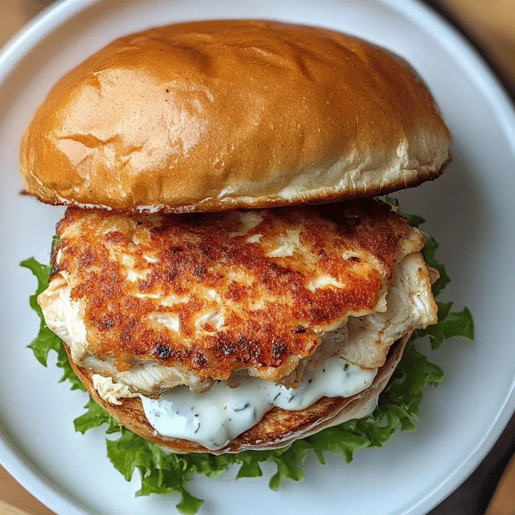 Get ready for a mouthwatering meal with these Easy Cheddar Ranch Chicken Burgers! Made with juicy chicken, rich cheddar cheese, and zesty ranch seasoning, these burgers are sure to please everyone at your table. Perfect for backyard barbecues or quick weeknight dinners. Save this recipe to make your next meal special!