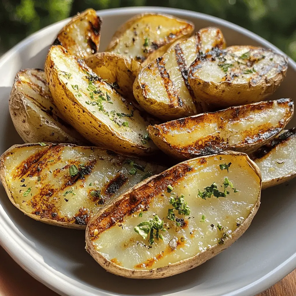 Say goodbye to boring baked potatoes! These grilled baked potatoes get a delicious smoky flavor that takes your side dish to the next level. Perfectly fluffy on the inside and crispy on the outside, they're great for barbecues or family dinners. Save this recipe now and impress your guests with this easy and tasty twist on a classic favorite!