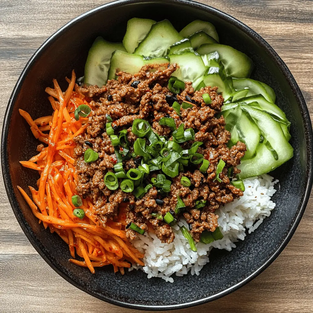 Savor this easy Ground Beef Bulgogi that brings mouthwatering Korean flavors to your dinner table. With tender beef marinated in a sweet and savory sauce, it’s perfect for a quick weeknight meal or a weekend get-together! Save this recipe now for a delightful taste of Korea anytime you crave something delicious!