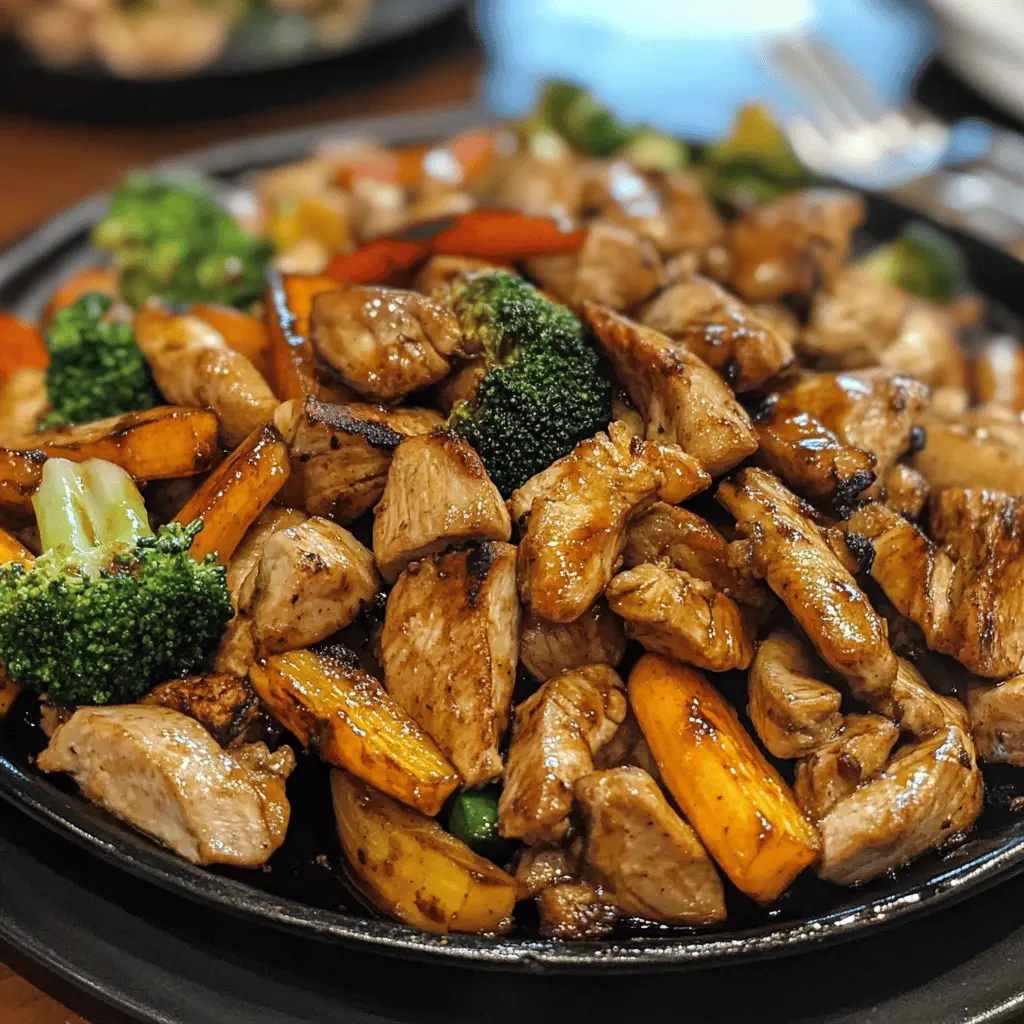 This Hibachi Chicken and Vegetables recipe is a delightful way to bring the flavors of your favorite Japanese steakhouse right to your kitchen! With tender chicken, fresh vegetables, and a perfect balance of soy sauce and garlic, it’s both satisfying and simple to prepare. Save this recipe to impress family and friends for a fun dinner night or a quick weeknight meal!
