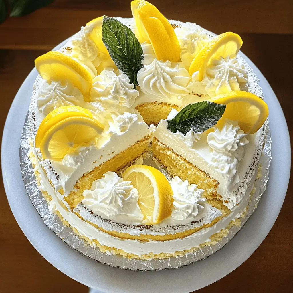 Brighten your day with this Italian Lemon Cream Cake that bursts with fresh citrus flavor! Made with creamy mascarpone and zesty lemon, this dessert is a delightful treat for any occasion. Perfect for gatherings or a sweet ending to your dinner. Save this recipe to impress your friends and family with your baking skills! 🍋✨