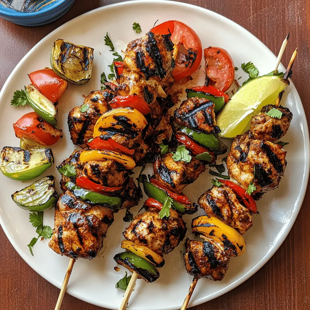 Grill up a fiesta with these Mexican Barbecue Chicken Skewers! Bursting with zesty flavors from lime, garlic, and spices, these skewers are perfect for your next gathering or backyard BBQ. Easy to make, they’ll have everyone coming back for seconds. Save this recipe for a fun and tasty meal that brings a taste of Mexico to your table!