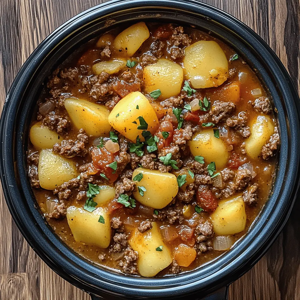 Looking for a comforting meal that’s easy to prepare? This Slow Cooker Cowboy Casserole is packed with ground beef, beans, corn, and cheese for a hearty dish everyone will love. Perfect for busy weeknights or a cozy family gathering. Save this recipe for a satisfying dinner that warms the heart!
