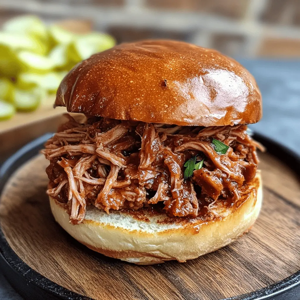 This Slow Cooker Pulled Pork is a crowd favorite, perfect for busy weeknights or game day feasts! Made with tender pork shoulder, flavorful spices, and a hint of sweetness, it’s sure to please everyone at the table. Save this recipe for a hearty main dish that pairs wonderfully with your favorite sides or on sandwiches. Don’t miss out on making this delicious meal!