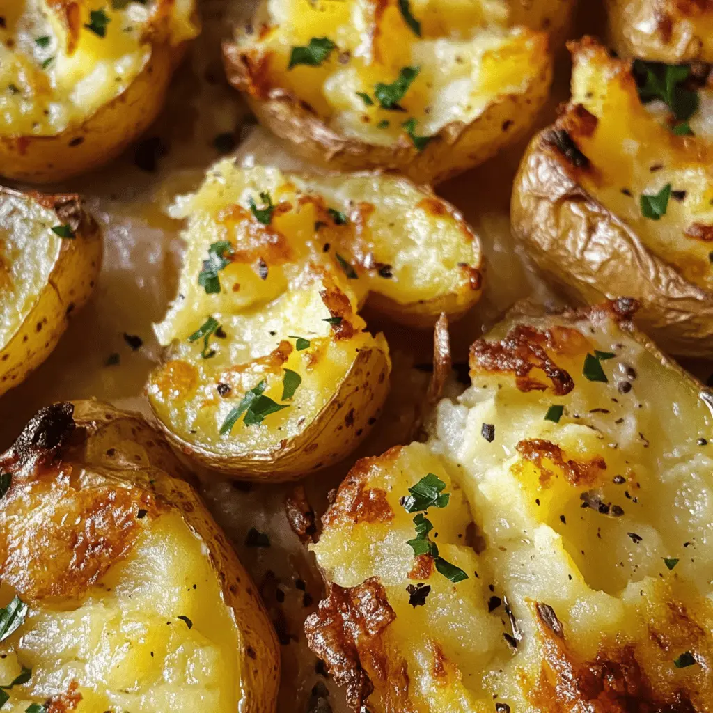 Crispy on the outside and fluffy on the inside, these smashed potatoes are the perfect twist on a classic side dish! With just a few simple ingredients, enjoy the buttery flavor and irresistible crunch. Perfect for family dinners or gatherings! Be sure to save this recipe for your next meal prep. Get ready to impress!