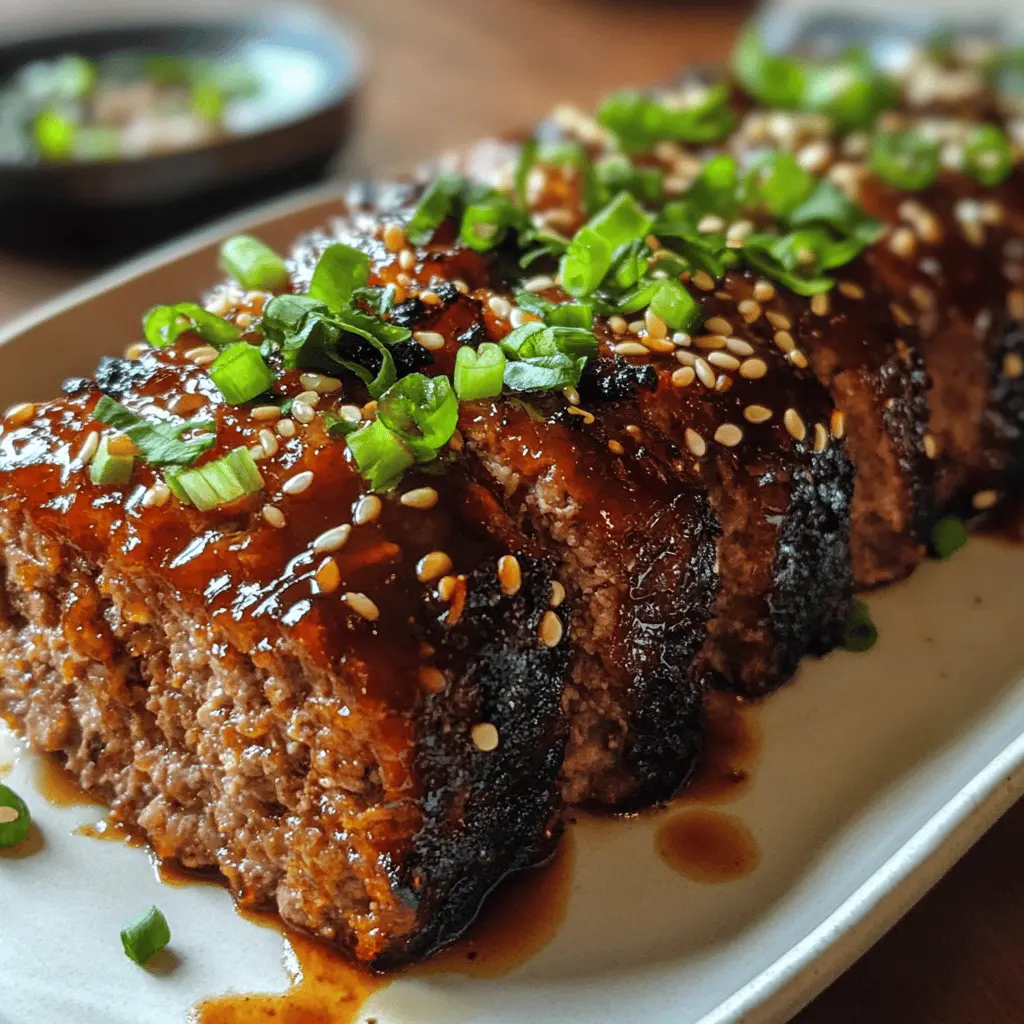 Easy Sweet and Spicy Korean BBQ Meatloaf Recipe