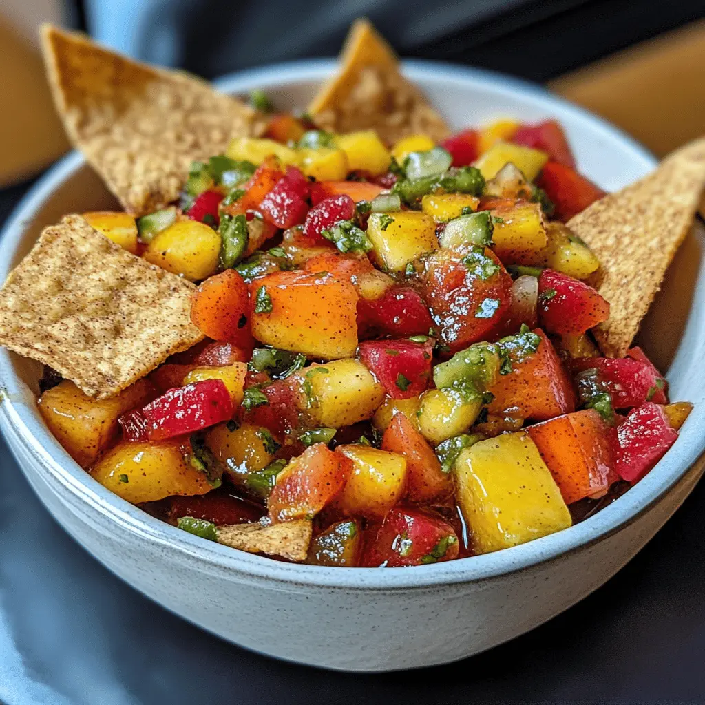 Easy Fruit Salsa With Cinnamon Chips Recipe