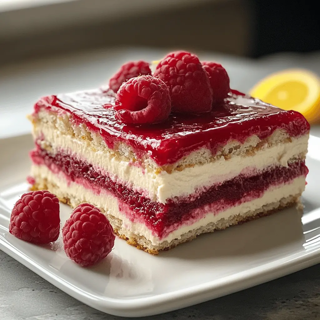 Easy Fresh Raspberry Tiramisu Dessert Recipe