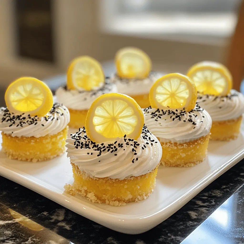 Easy Mini Lemon Cheesecakes Recipe