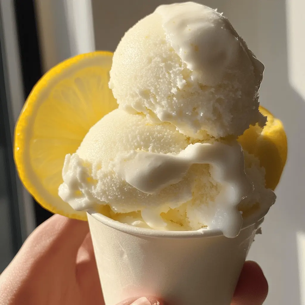 Easy Homemade Lemon Gelato Recipe