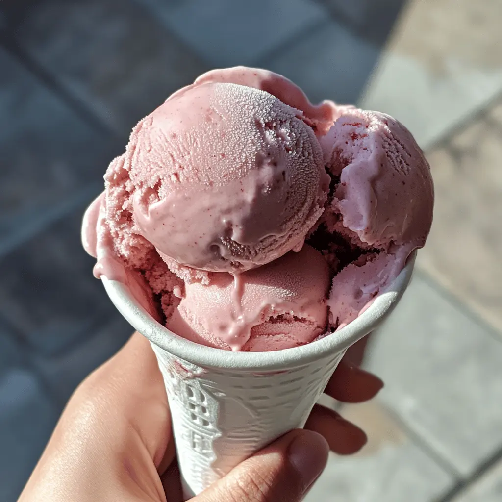 Easy 3-Ingredient Keto Strawberry Ice Cream