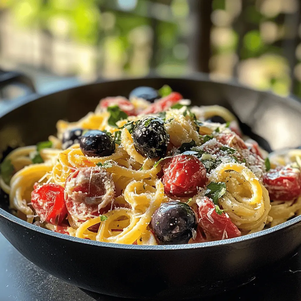Easy Mediterranean One-Pot Pasta Recipe
