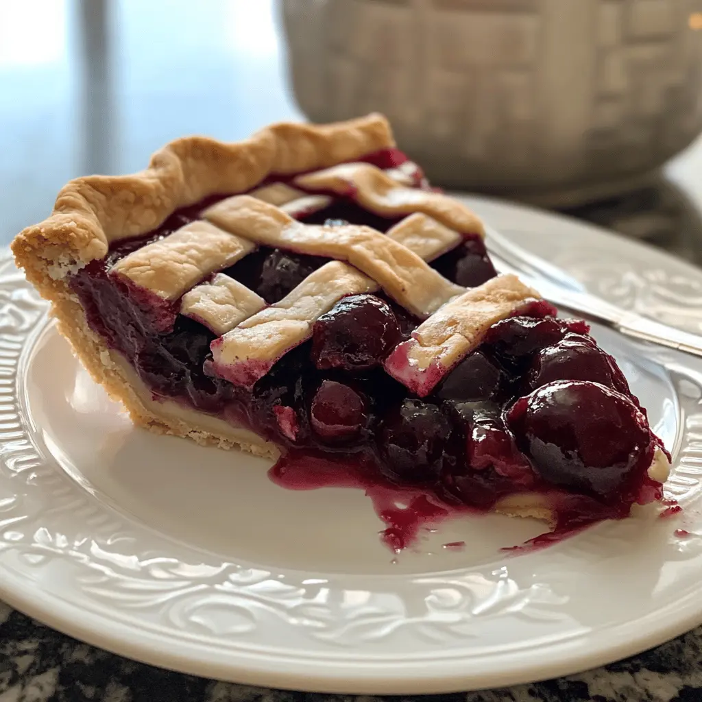 Easy Grandma’s Sweet Cherry Pie Recipe
