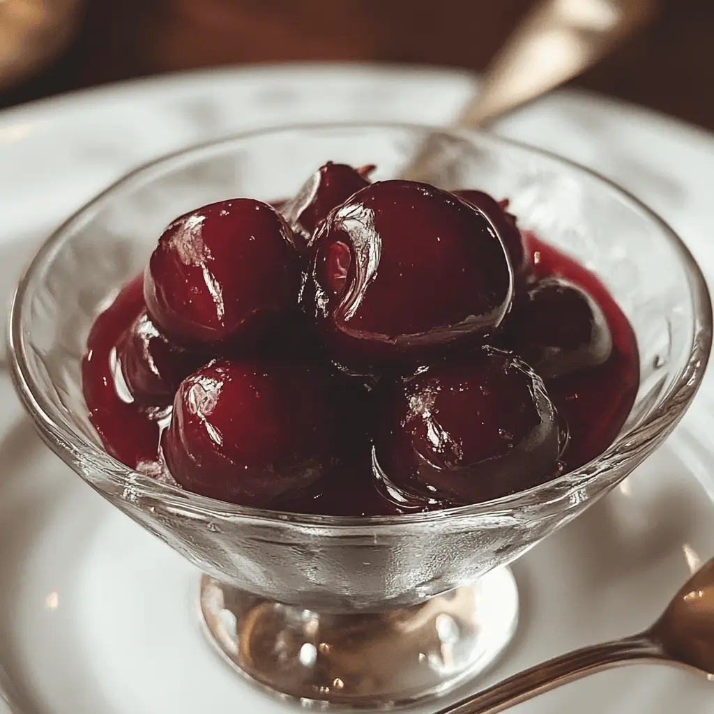 Easy Homemade Amaretto Cherries Recipe