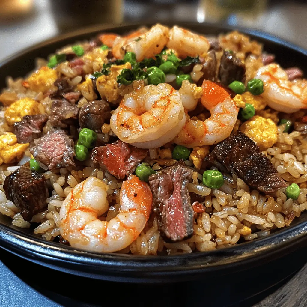 Easy Shrimp and Steak Fried Rice Recipe