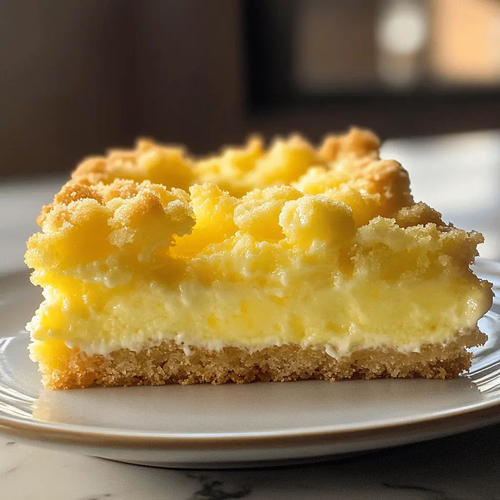 Easy Tangy Lemon Cream Cheese Dump Cake With Buttery Crust