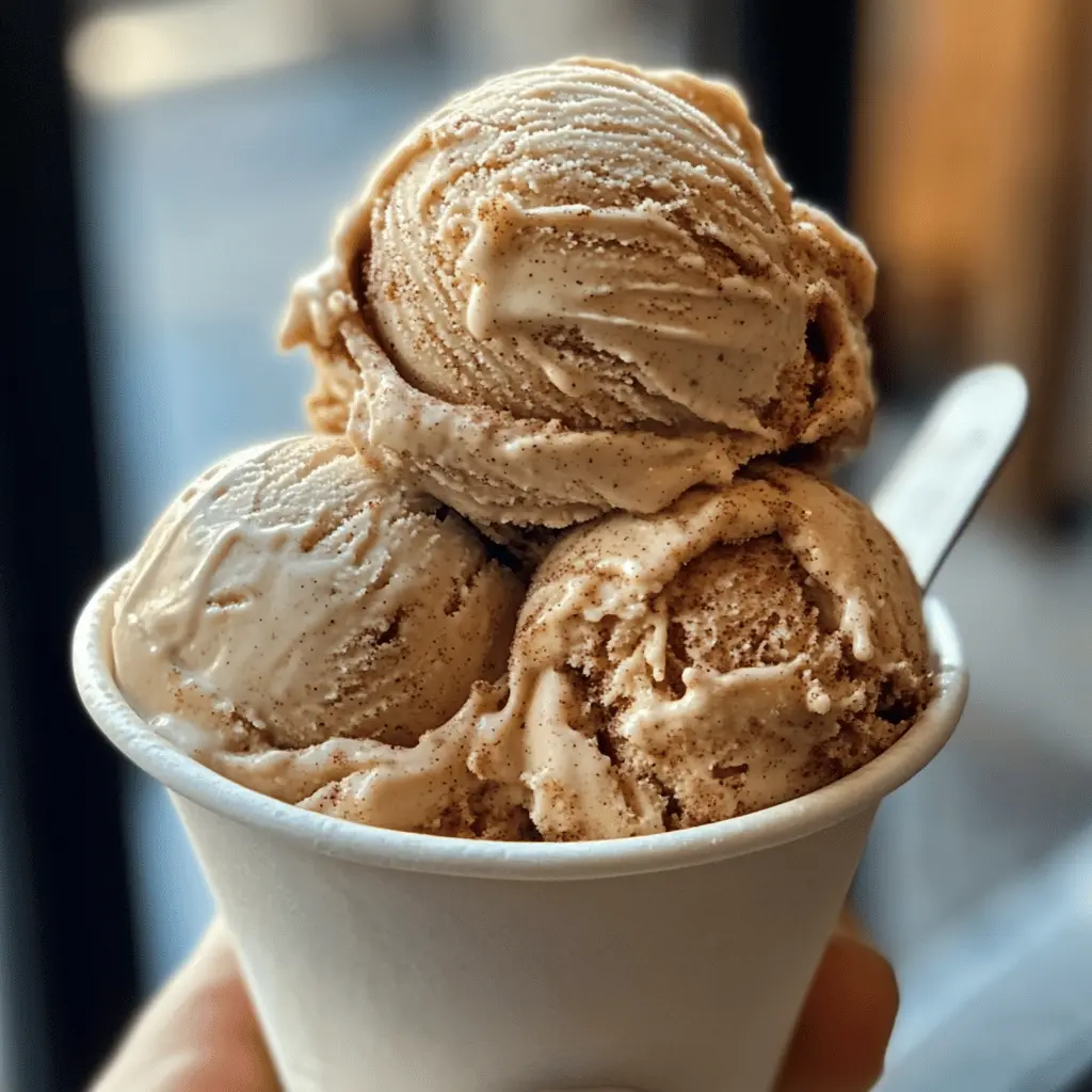 Easy Brown Sugar Cinnamon Ice Cream Recipe
