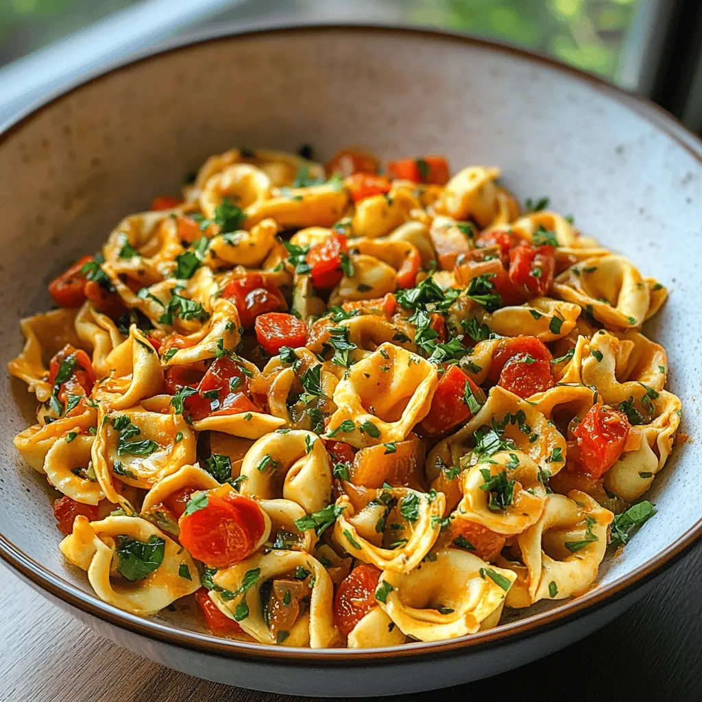 Easy Tortellini with Sautéed Veggies Recipe