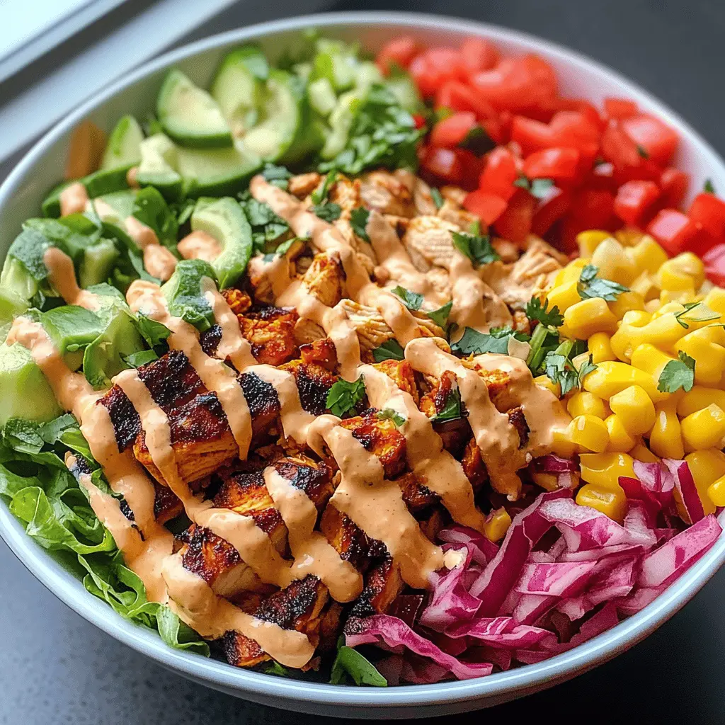 Easy Spicy Southwest Chicken Salad Recipe