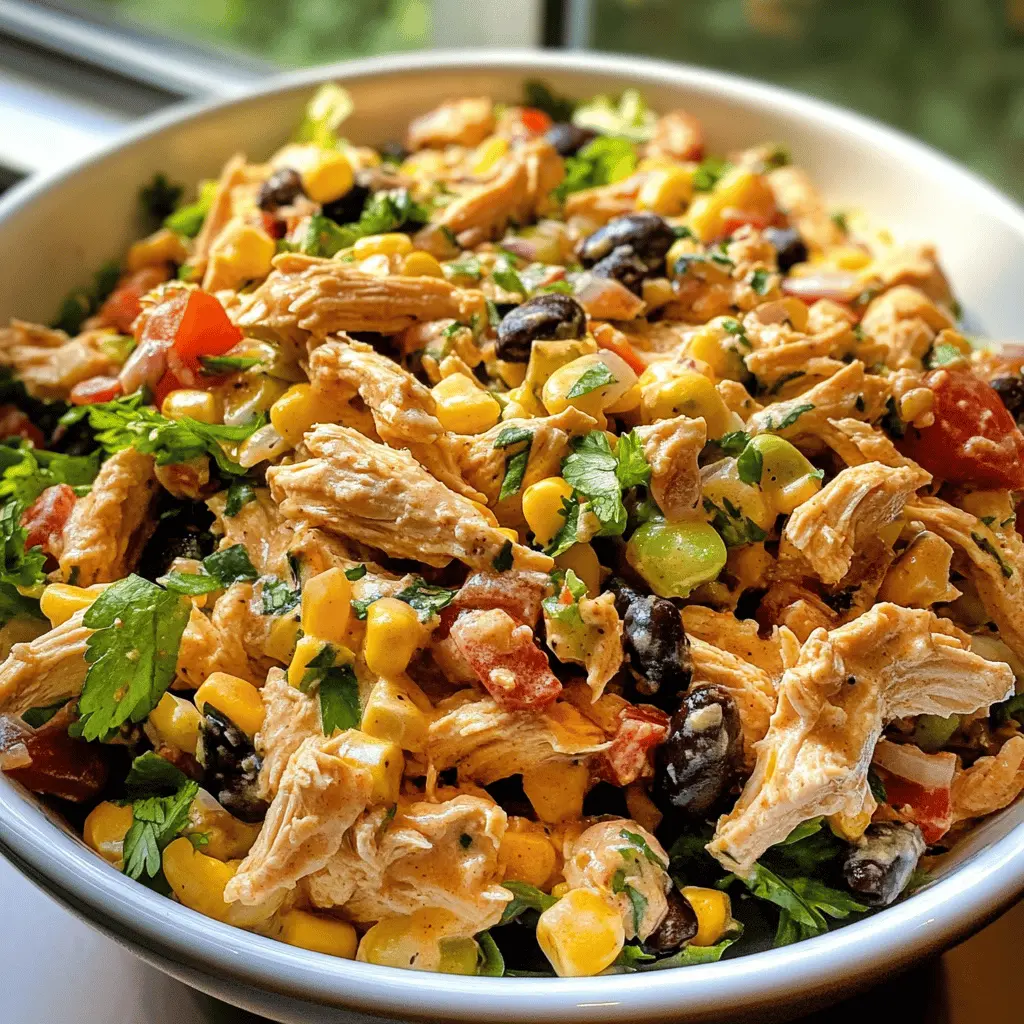 Easy Southwest Chicken Salad Recipe