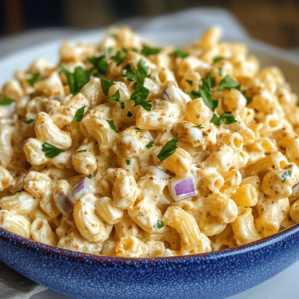 Easy Deviled Egg Pasta Salad Recipe