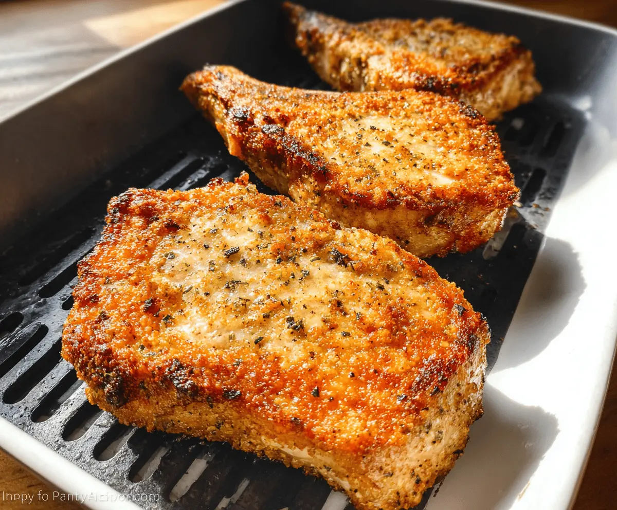 Easy Crispy Air Fryer Pork Chops Recipe