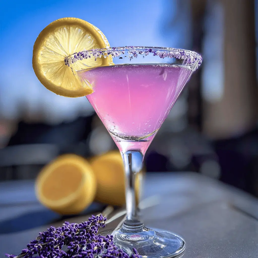 Easy Lavender Lemon Drop Martini Recipe