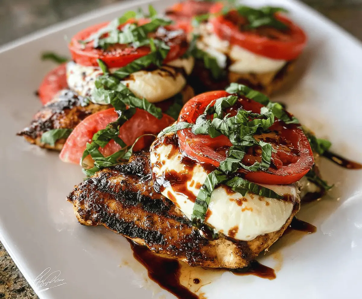 Easy Grilled Chicken Caprese Salad Recipe