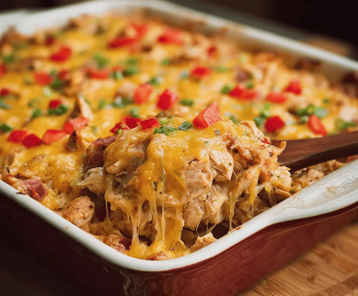 Easy Chicken Fajita Casserole Recipe