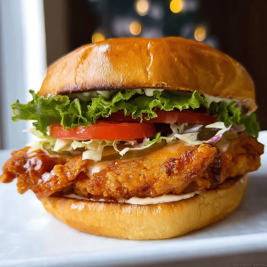 Easy Crispy Chicken Sandwich Recipe