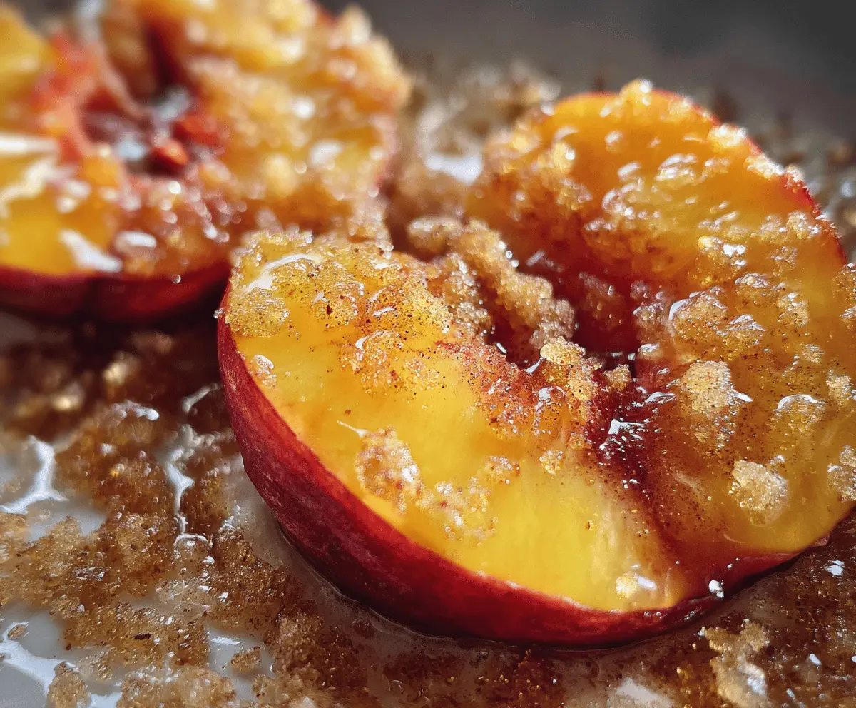 Easy Nectarine Brown Sugar Crisp Recipe