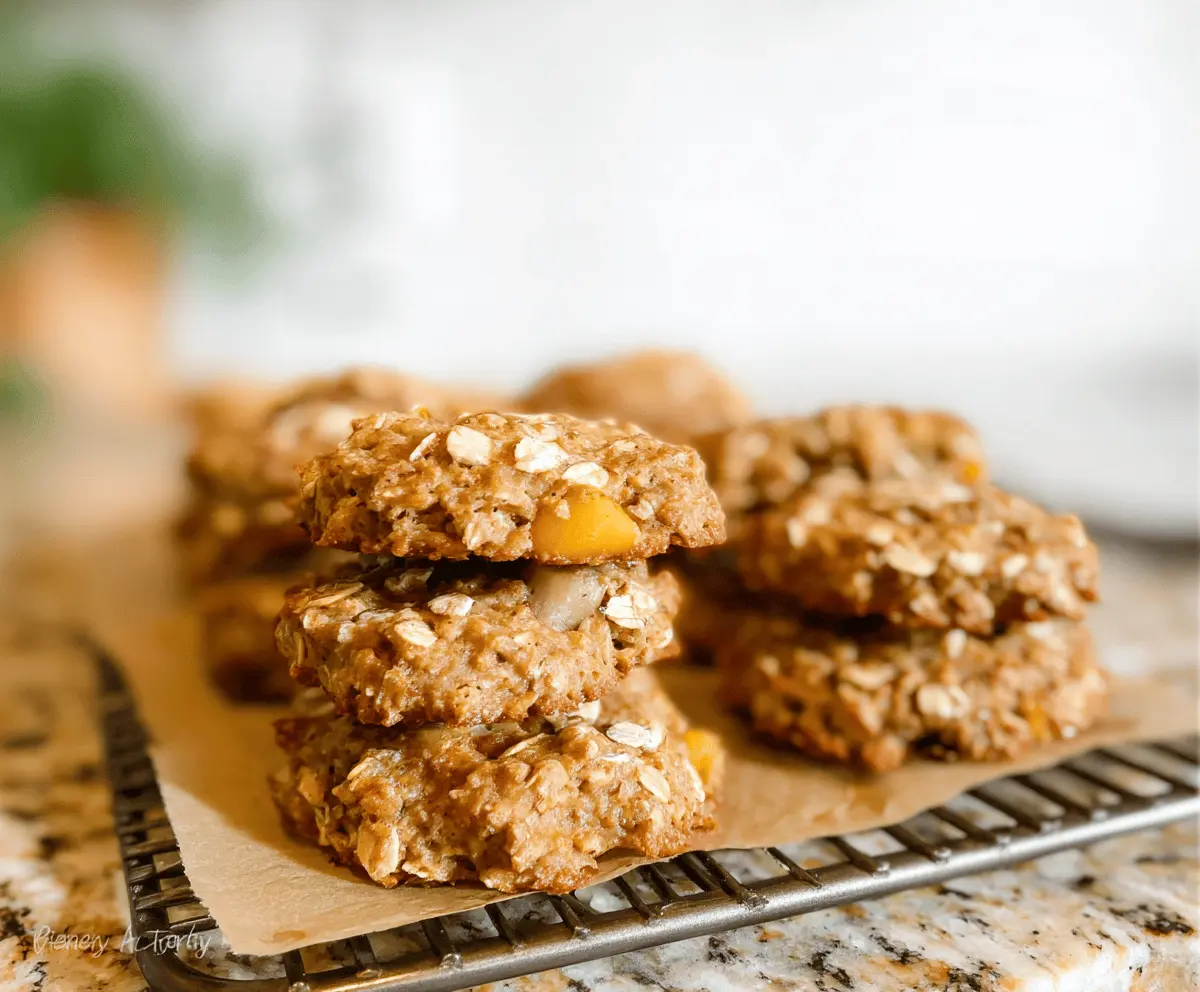 Healthy Peach Oatmeal Breakfast Cookies – Easy & Nutritious