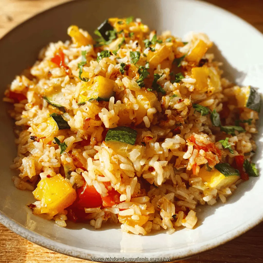 Easy Summer Squash Rice Recipe for Busy Nights