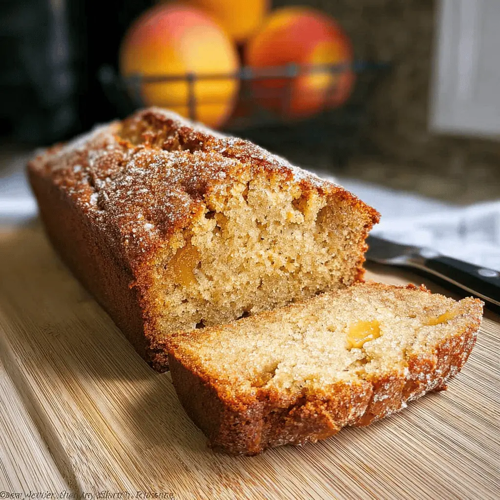 Easy Southern Peach Bread Recipe