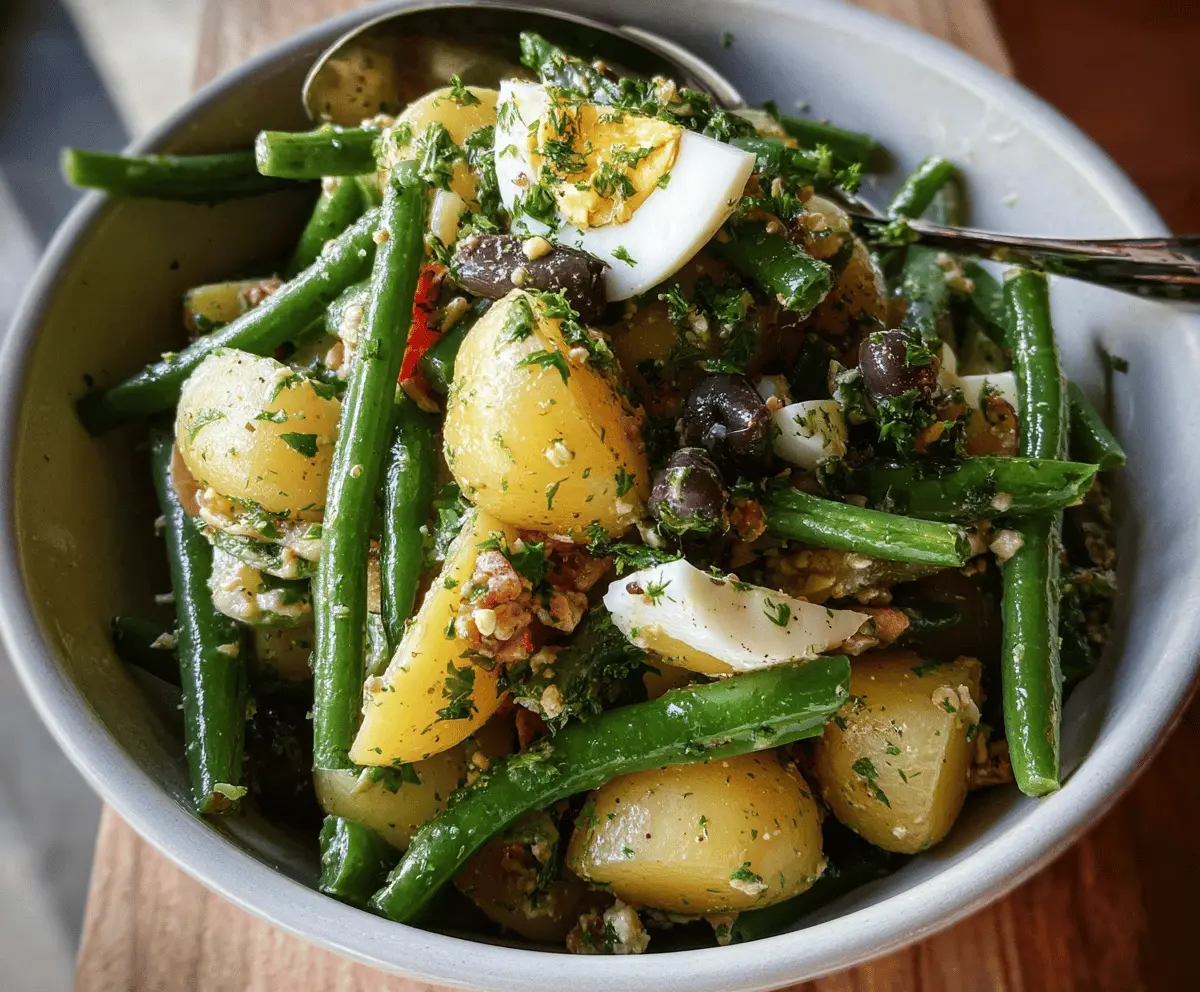 Easy French-Style Potato and Green Bean Salad