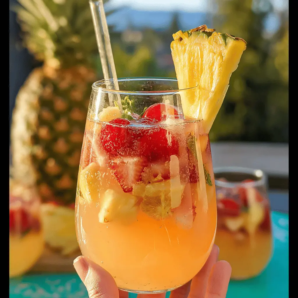 Refreshing Pina Colada Sangria Recipe