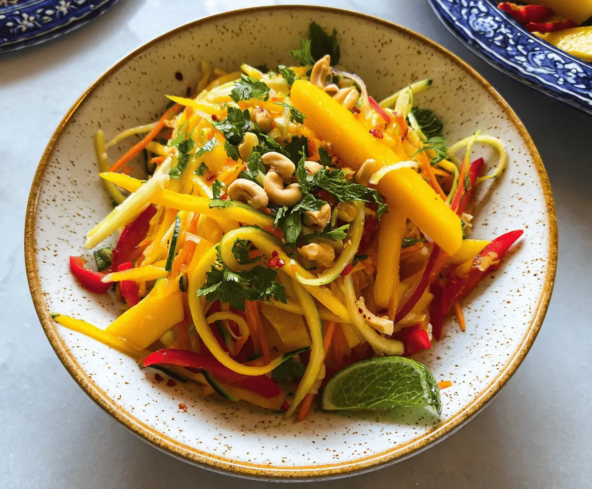 Sweet and Spicy Thai Mango Salad Recipe