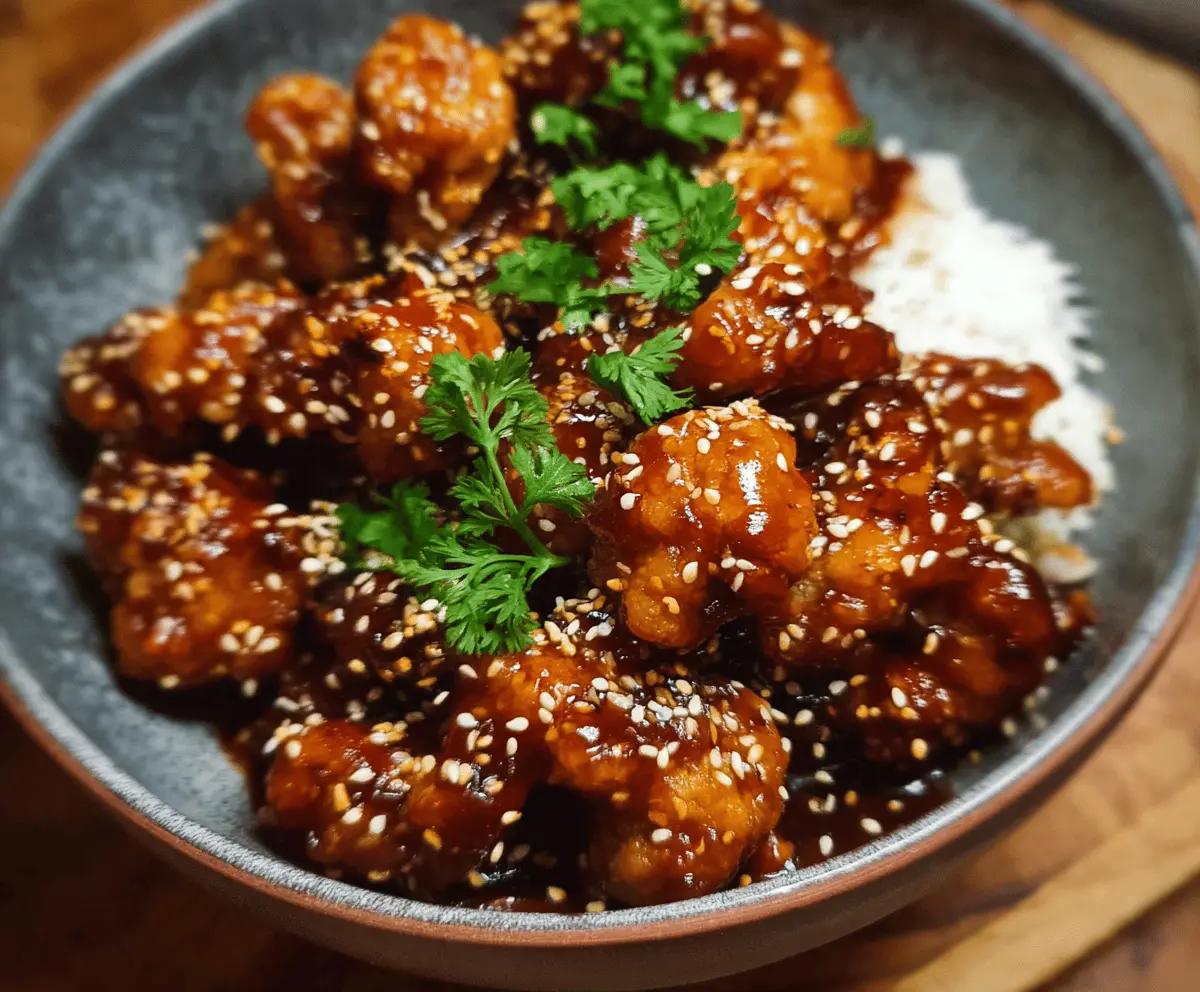 Sticky Sesame Cauliflower Recipe - Quick & Delicious