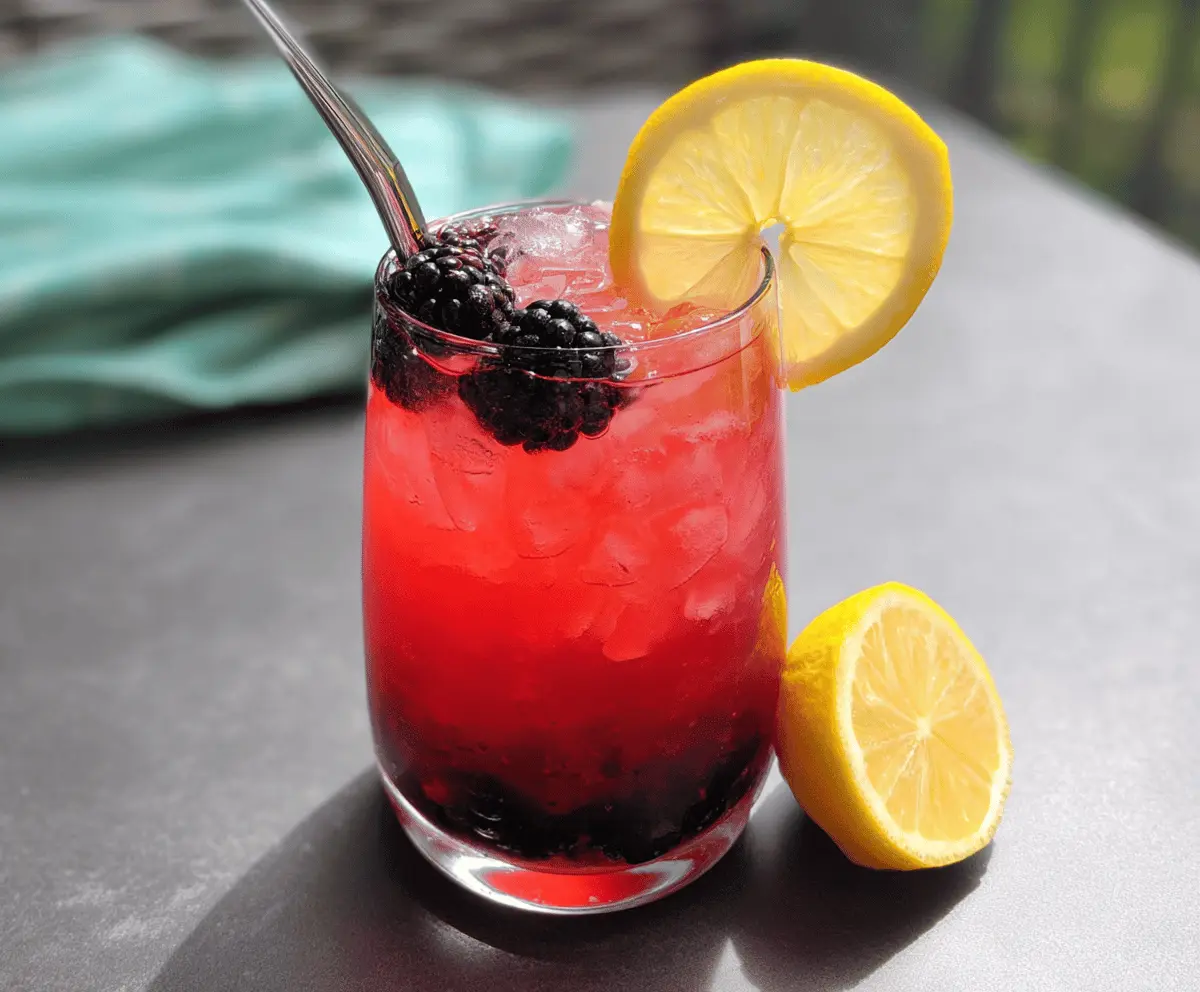 Refreshing Fresh Blackberry Lemonade Recipe
