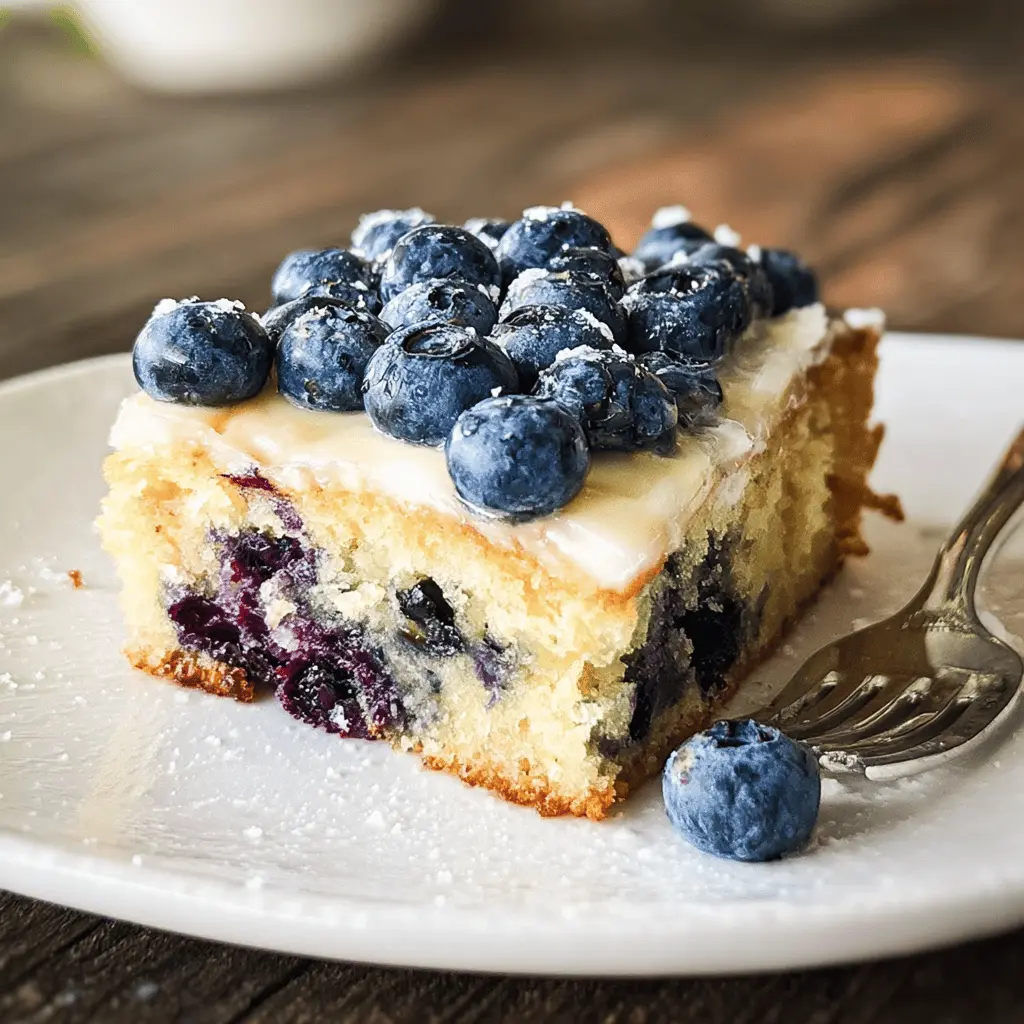 Moist Blueberry Zucchini Cake Recipe