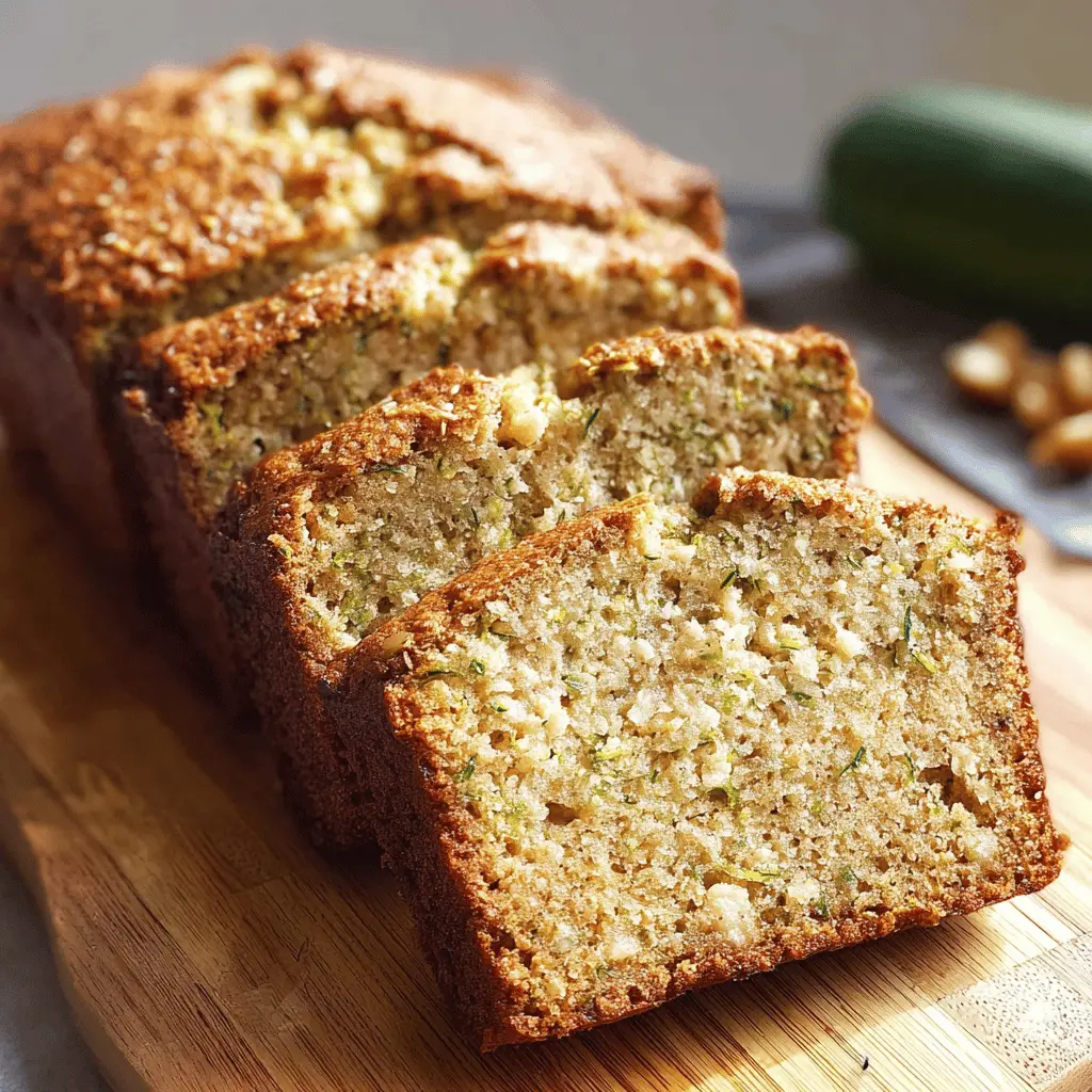 Moist Almond Flour Zucchini Bread Recipe