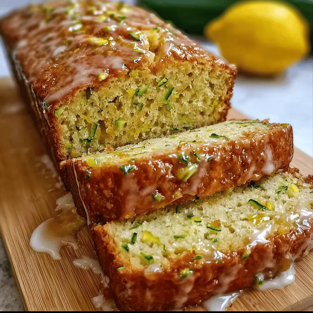 Moist Lemon Zucchini Bread Recipe