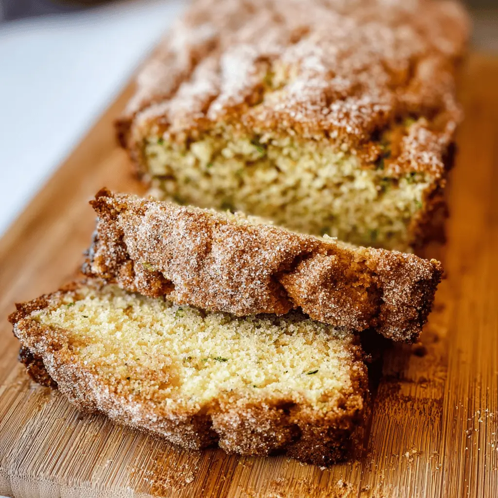 Soft Snickerdoodle Zucchini Bread Recipe