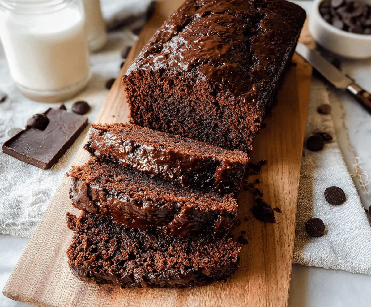 Healthy Chocolate Zucchini Bread Recipe