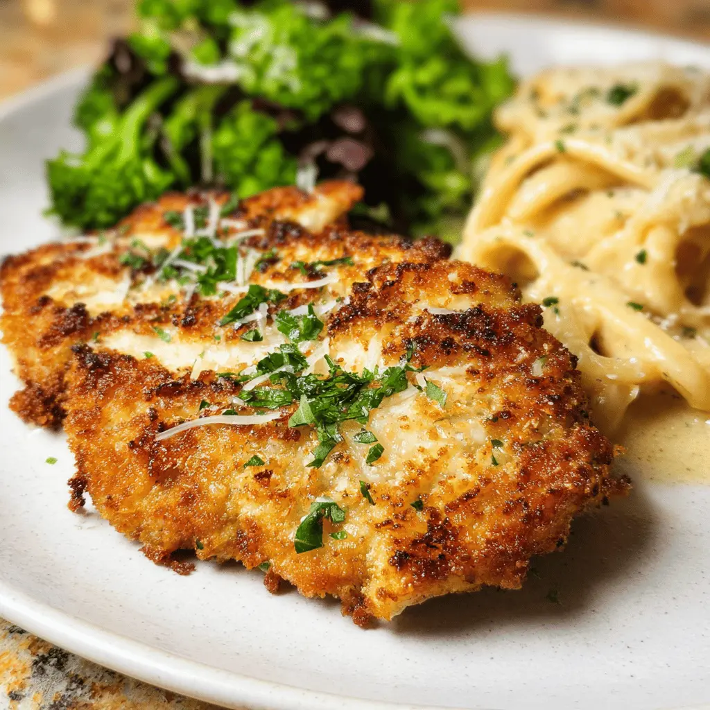 Crispy Parmesan Crusted Chicken Recipe