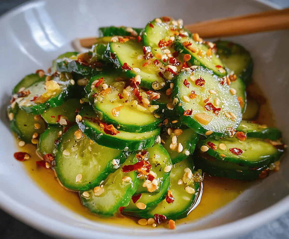 Easy Asian Cucumber Salad Recipe for Beginners
