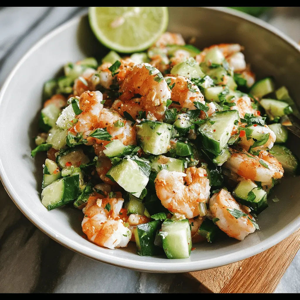 Refreshing Cucumber Shrimp Salad Recipe