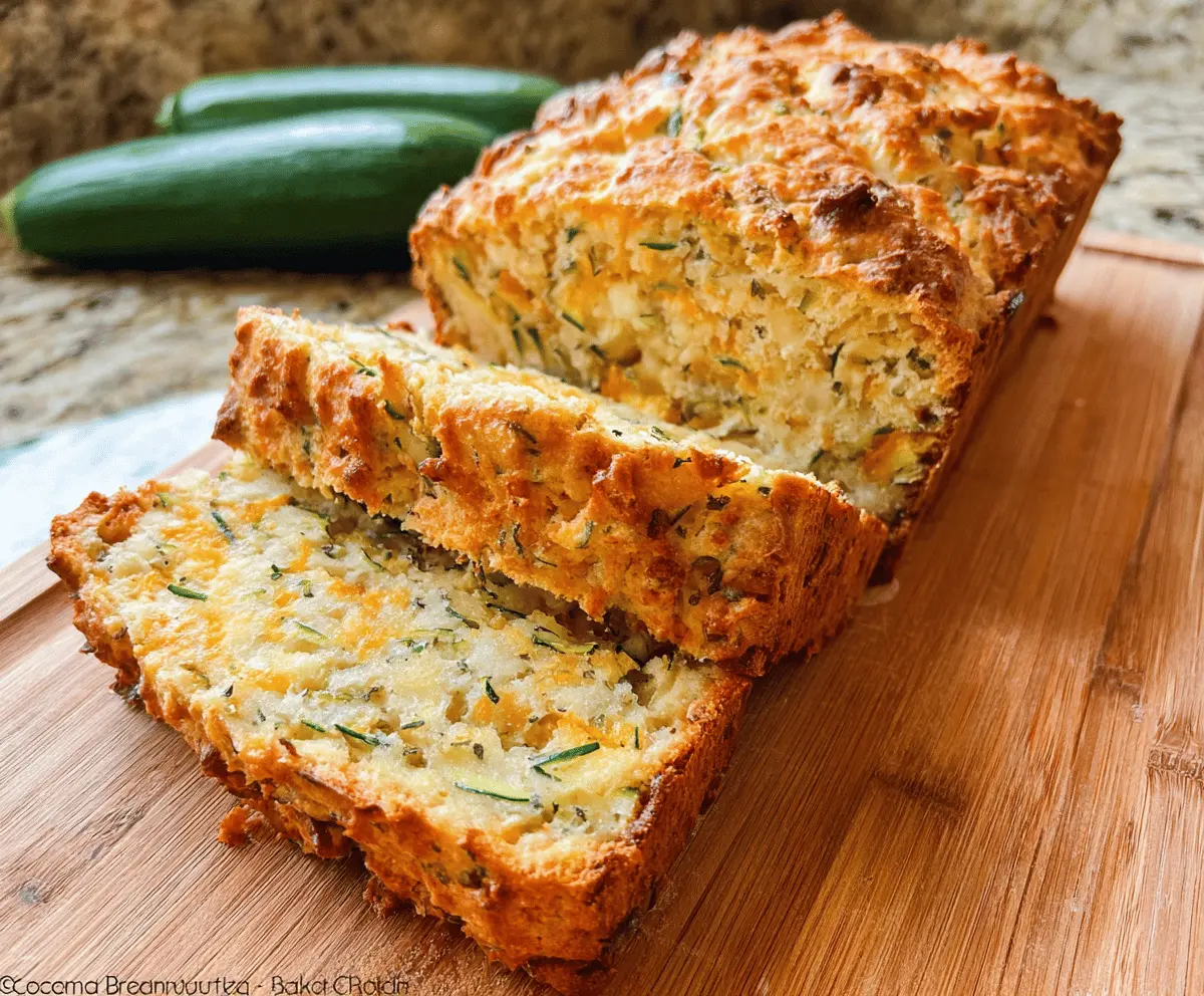 Easy Zucchini Cheddar Herb Beer Bread Recipe